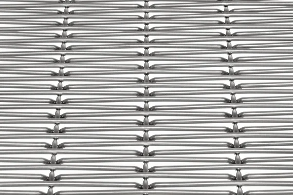 EGLA-MONO 4391 architectural wire mesh - view at 45°