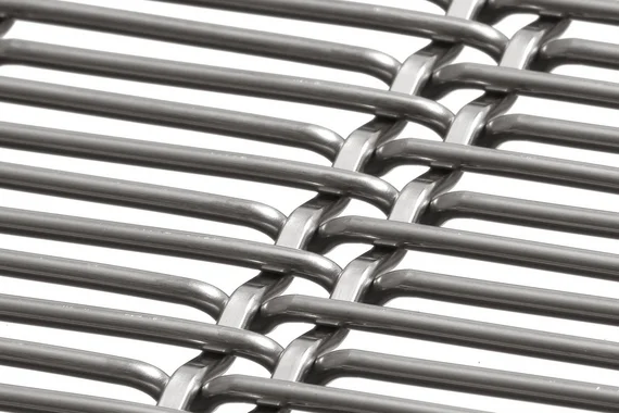 EGLA-DUO 4262 architectural wire mesh - macro view
