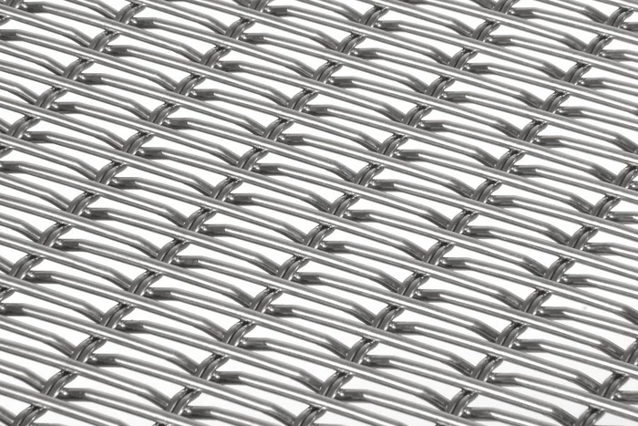 EGLA-TWIN 4223 architectural wire mesh - view over a corner