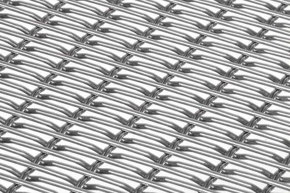 EGLA-TWIN 4223 architectural wire mesh - view over a corner