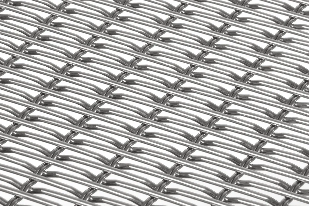 EGLA-TWIN 4223 architectural wire mesh - view over a corner