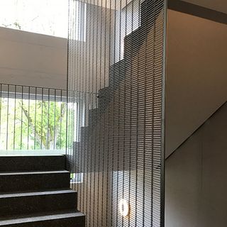 A staircase cladding