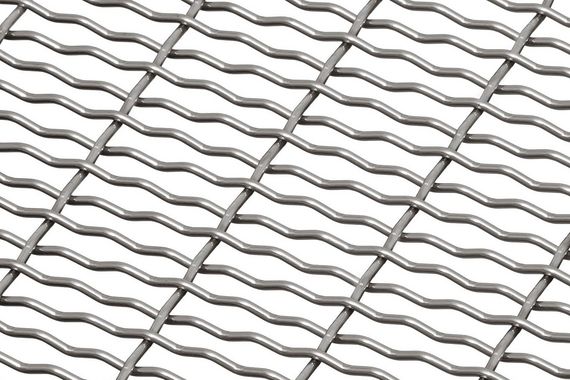 Architectural Mesh DOKAWELL-MONO 3691 view over a corner
