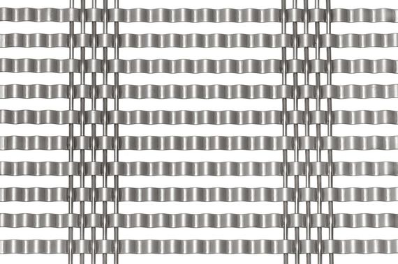 LARGO-NOVA 2032 architectural wire mesh - top view