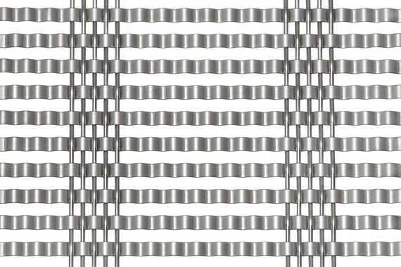 LARGO-NOVA 2032 architectural wire mesh - top view