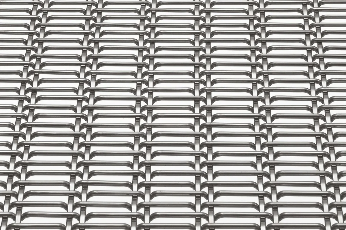 EGLA-DUO 4222 architectural wire mesh - view at 45°.