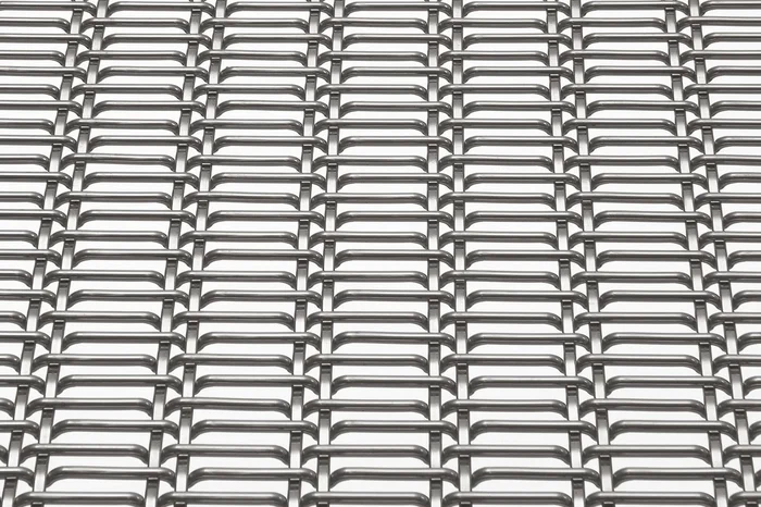 EGLA-DUO 4222 architectural wire mesh - view at 45°.