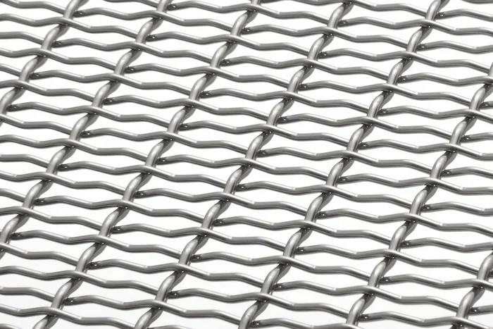 DOKAWELL-MONO 3571 architectural wire mesh - view over a corner