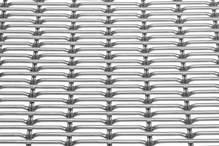 EGLA-TWIN 4253 architectural wire mesh - view at 45°.