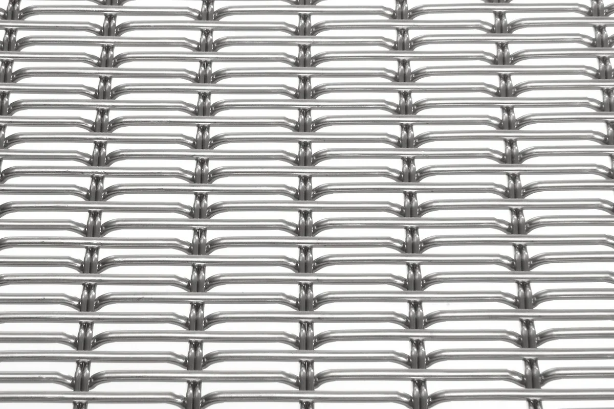 EGLA-TWIN 4253 architectural wire mesh - view at 45°.