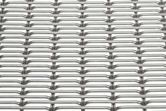EGLA-TWIN 4253 architectural wire mesh - view at 45°.