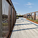 Pedestrian bridge Lisieux