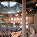 Salle de l'assemblée plénière et foyer de presse du Reichstag